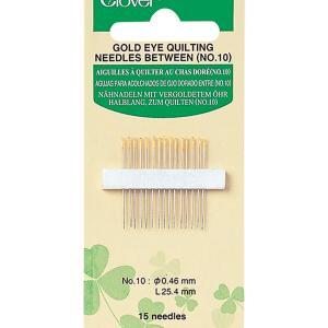 Clover Golden Eye Quilting Needles (No.10)