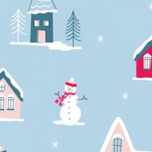 Christmas Post-Village-by The Craft Cotton Co.