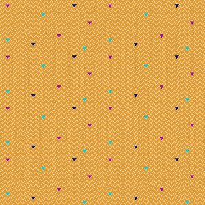 Zig-Zag(Mustard) By Makower