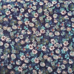 Ananda Viscose-Teal Floral