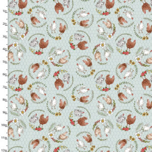 Cottontail Farm-Chickens on Wire by 3 Wishes