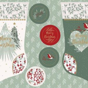 Foraging In The Forest Stocking Panel by Victoria Louise