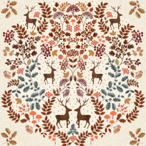 Cranbourne Chase Panel 56" x 56" by Lewis & Irene