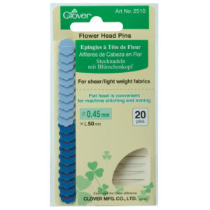 Clover Flower Head Pins-Fine