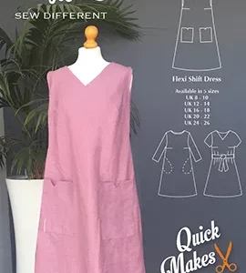 Sew Different Sewing Pattern-Quick Makes- Flexi Shift Dress
