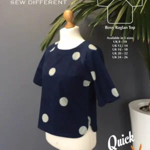 Sew Different Sewing Pattern-Quick Makes-Boxy Raglan Top