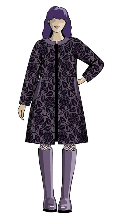 Sew Different Sewing Pattern-Longline Jacket
