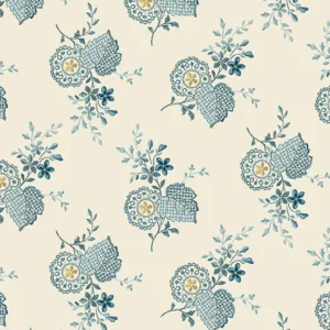 Beach House By Edyta Sitar for Laundry Basket Quilts-Plumeria Cream