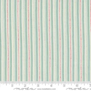 My Summer House by Bunny Hill Designs for Moda-Stripes Aqua