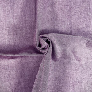 Cotton Oxford Chambray-Plum