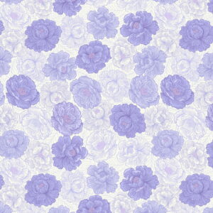 Love Blooms- Floral blue peony blooms for Lewis & Irene