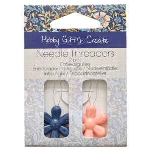 Hobby Gift Needle Threaders- Woodblock Floral