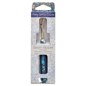 Hobby Gift Seam Ripper with Soft Grip Handle- Woodblock Floral