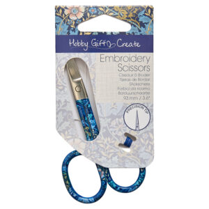 Hobby Gift Embroidery Scissors- Woodblock Floral