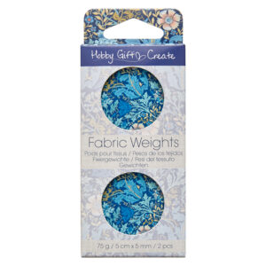 Hobby Gift Fabric Weights- Woodblock Floral