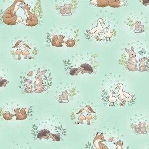 Little Ones-Hugs Teal By Makower