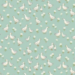 Little Ones-Ducks Teal By Makower