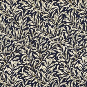 William Morris Design-Willow Bough 140cm Wide-Navy