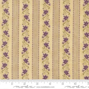 Collections For A Cause Essence-Floral Stripe Parchment by Howard Marcus for Moda