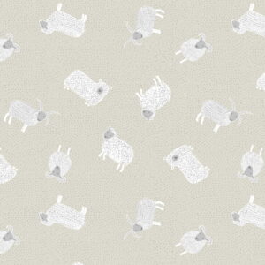 Country Life Reloved-Sheep On Dark Cream From Lewis & Irene