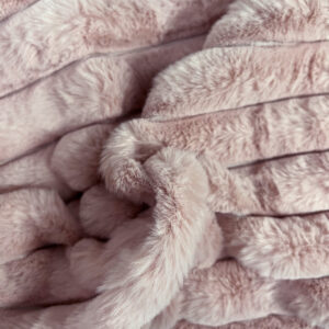 Plush Fur-1 metre piece-Blush