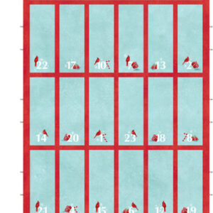 Holly Jolly Fold Up Advent Calendar by Emma Leach for Northcott